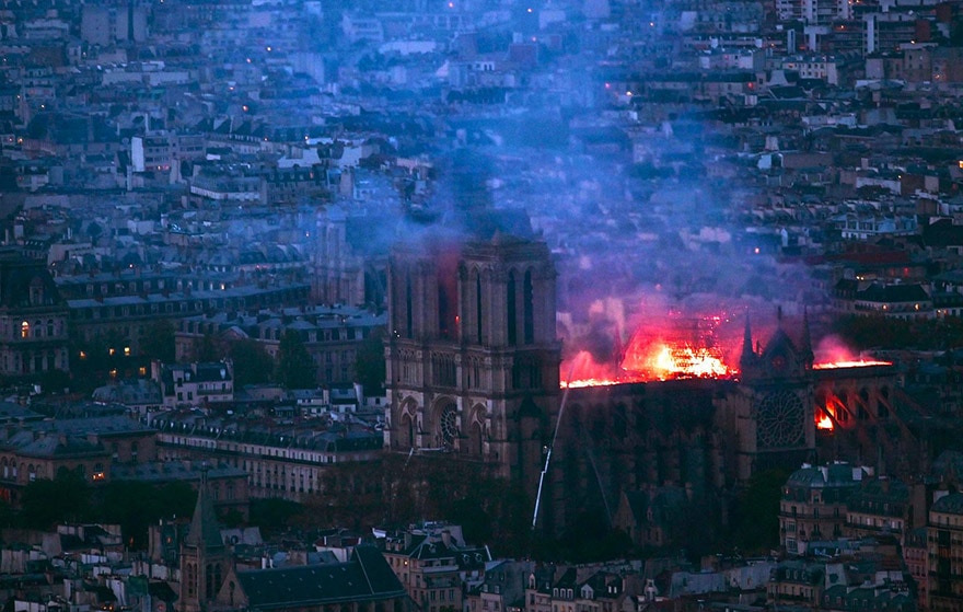 incendie Notre Dame de Paris
