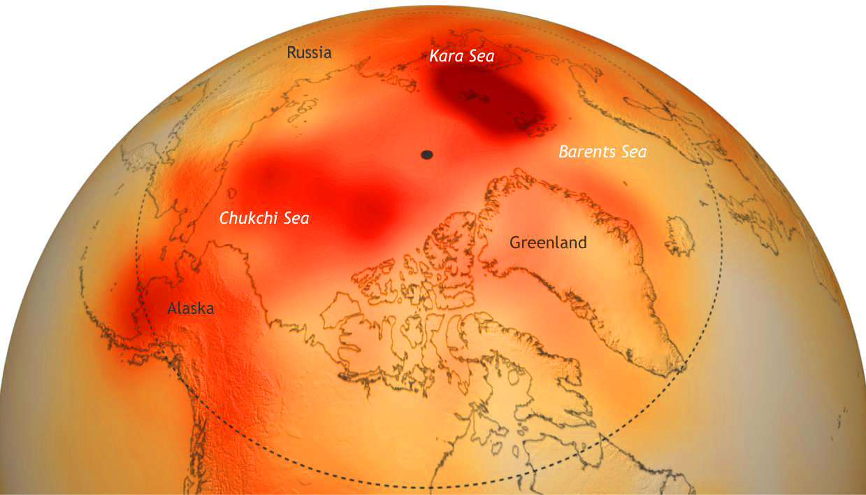 38°C en ce moment en Arctique : les calottes sont cuites