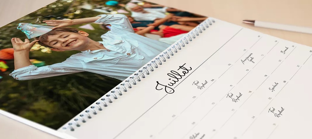 Le calendrier photo, objet-mémoire et création personnalisée